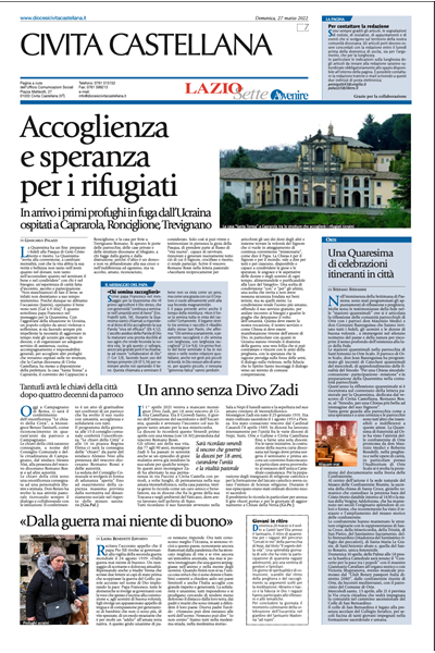 Avvenire - pagina diocesana del 027/03/2022